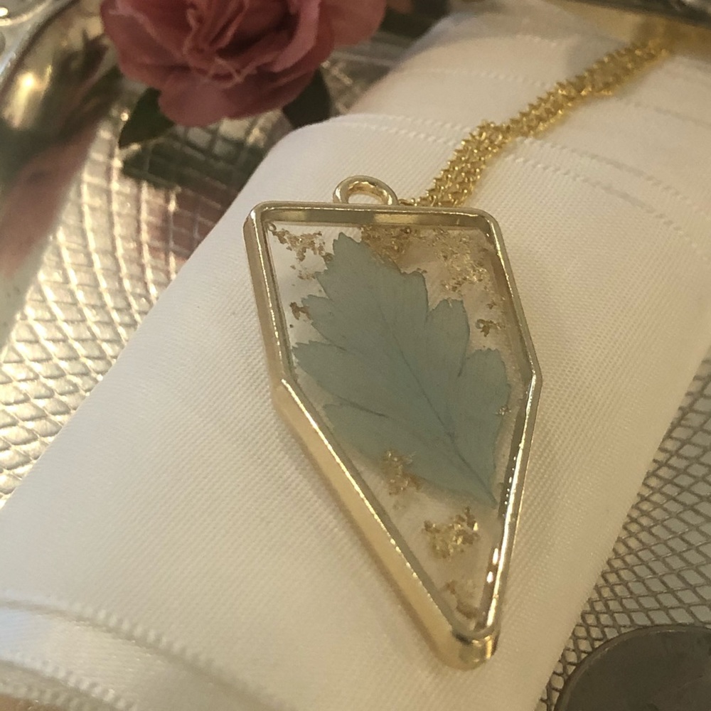 Blue Petal Pendant